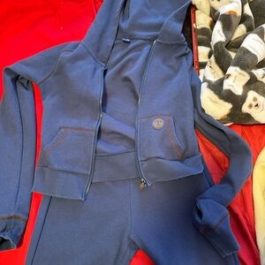 Boody Navy Waffle Knit Hoodie